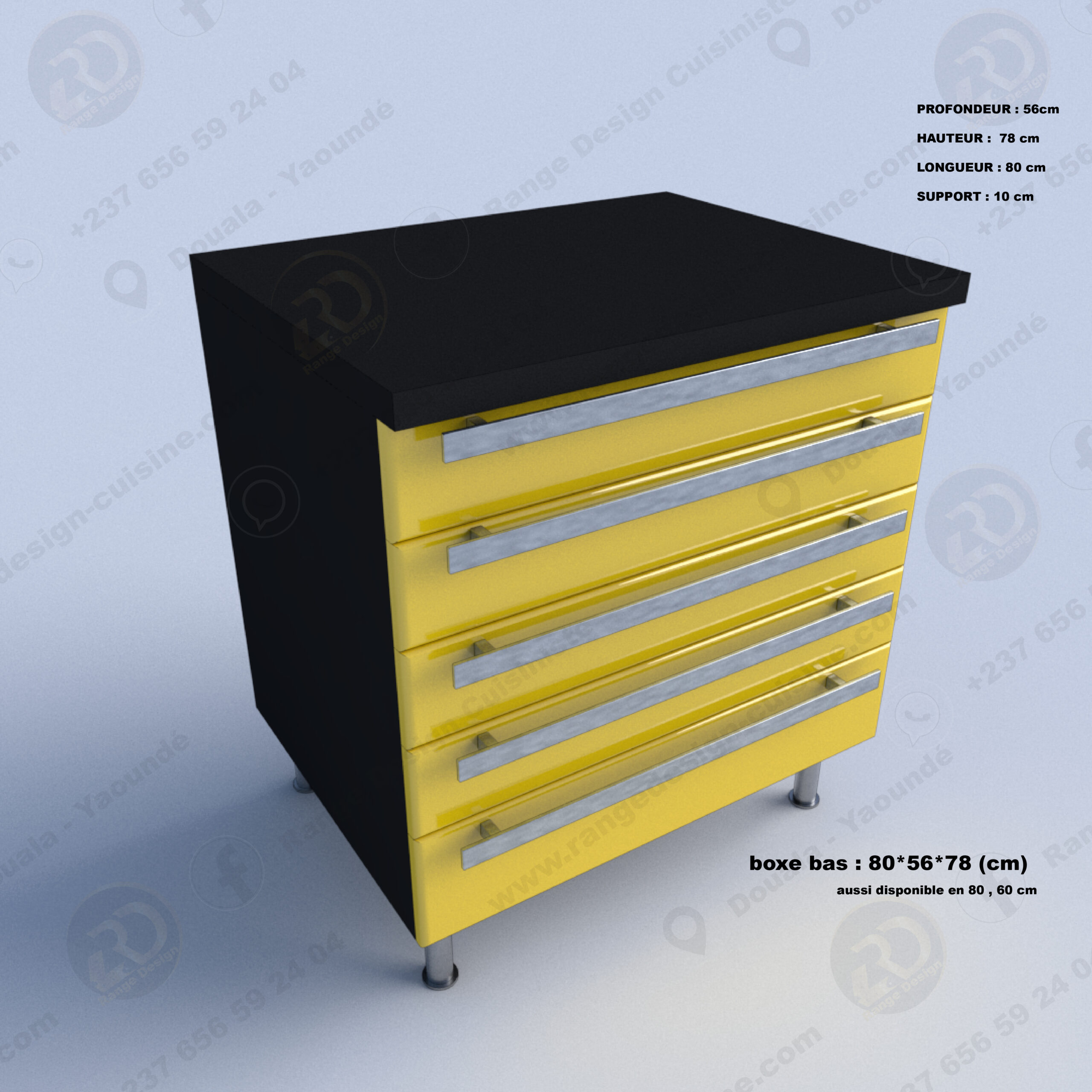 Mobilier d'atelier Edmonton Nextgen Jaune