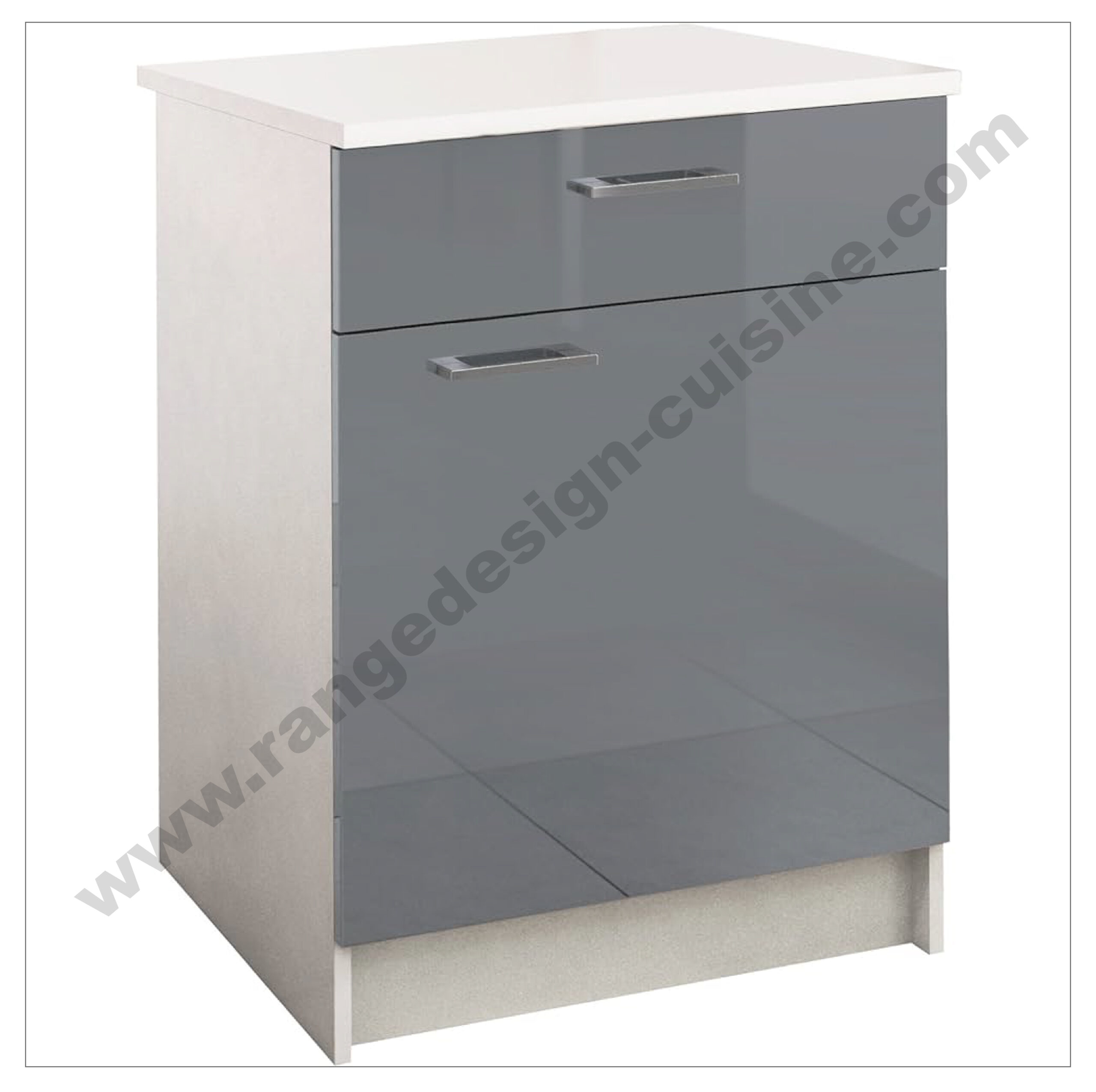 Meuble bas 1 porte 1 tiroir – Image 3