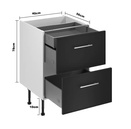 Meuble de cuisine Lotus almagre 56 x 60 x 78 cm – Image 4