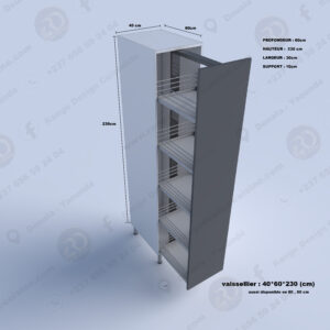 Colonne coulissante GoodHome Pebre